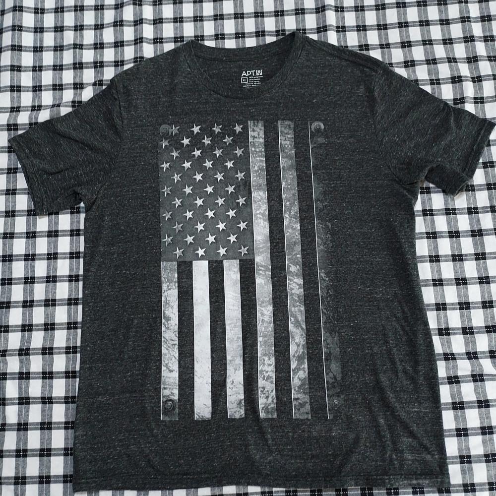 Men's T-Shirt Casual Patriotic 4th of July XL